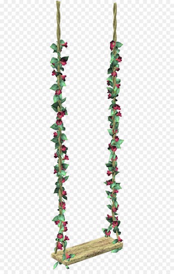 PhotoScape Clip art - Flower vine swing 