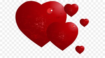 PhotoScape Clip art - Red Hearts with Water Drops PNG Picture 