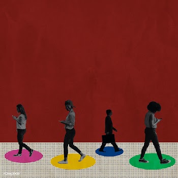 Physical distancing during coronavirus outbreak background | Free  illustration - 2326828
