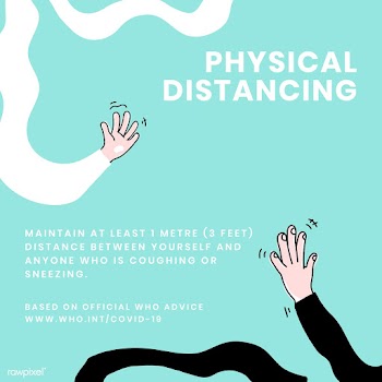 Physical distancing during coronavirus outbreak social template source.. | Free  vector - 2313866