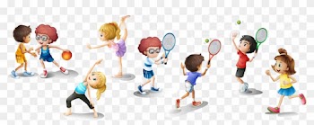 Physical Exercise Child Clip Art - Children Cartoon Play Sport Png