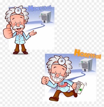 Physician Cartoon Nurse Illustration - Physician Cartoon Nurse Illustration