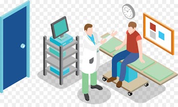 Physician Clinic Health Care Hospital Medicine - Vector painted doctor 