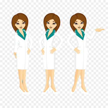 Physician Euclidean vector - Three doctors posture beauty buckle ...