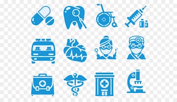 Physician Nurse Health Care Icon - Blue pharmacy icon 