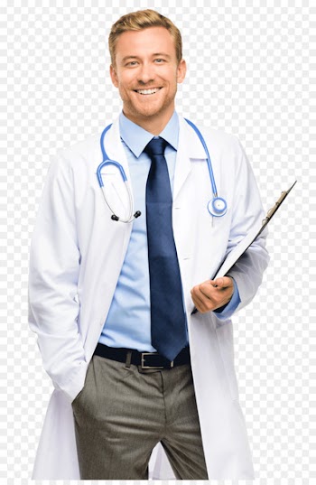Physician Uniform Scrubs White coat Medicine - Foreign doctor material 