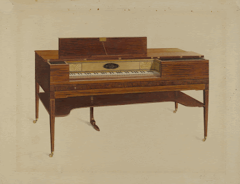 Piano Forte (ca. 1936) by Ferdinand | Free Photo - rawpixel