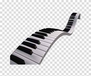 Piano Keyboard , Abstract piano transparent background PNG clipart