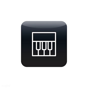 Piano keyboard icon vector | Free stock vector - 533661