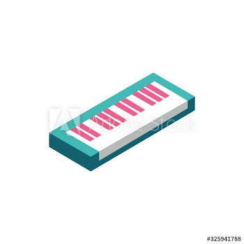 piano musical instrument icon