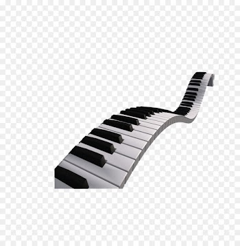 Piano Musical keyboard Clip art - Black and white piano keys 