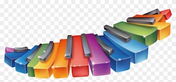 Piano Musical Keyboard Clip Art - Colorful Keyboard Cool Tote, Adult Unisex, Natural