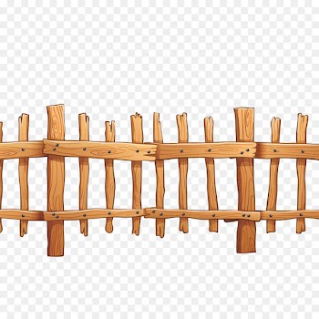 Picket fence Wood Illustration - Vector wood fence 