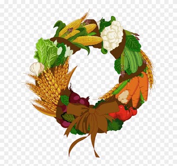 Picking Vegetables Clipart - Happy Thanksgiving 6a Bag, Adult Unisex, Natural