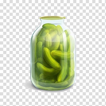 Pickled cucumber Vegetable Glass, Green Cucumber transparent background PNG clipart