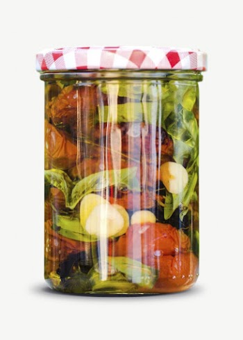 Pickled vegetables in jar collage | Free PSD - rawpixel