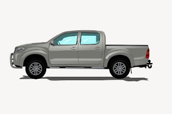 Pickup truck collage element, vehicle | Free PSD - rawpixel