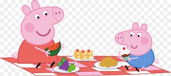 Picnic Party Paper Convite - PEPPA PIG 