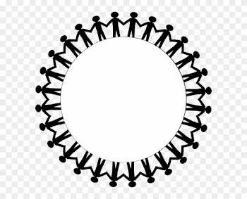Pics Photos Friendship Circle Clip Art - Stick Figures Holding Hands In A Circle