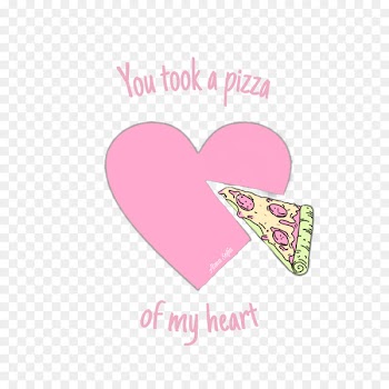 Picsart Photo Studio, Drawing, Pizza, Heart, Pink PNG