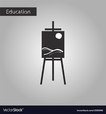 Picture black and white style icon vector image