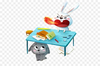 Picture book Illustration - Angry bunny 