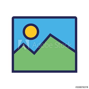 picture file line and fill style icon