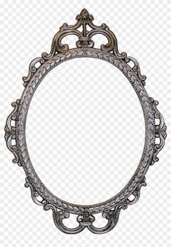 Picture Frame Antique Clip Art - Oval Vintage Frame Png