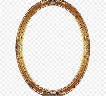 Picture frame Circle Wood - Round Frame 