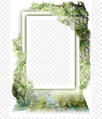 Picture frame Clip art - Personalized tree decoration border 