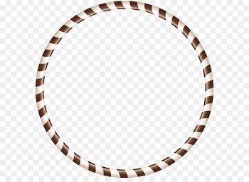 Picture frame Clip art - White Brown Round Border Transparent PNG Clip Art 