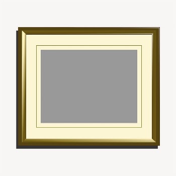 Picture frame clipart, object illustration | Free Vector - rawpixel