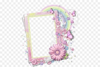 Picture frame Color Clip art - Cute pink frame material 