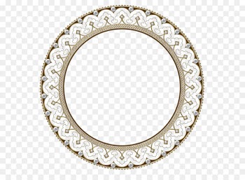 Picture frame - Continental circular flower border 