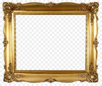 Picture frame Decorative arts Mirror Interior Design Services Furniture - Golden photo frame 