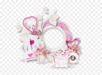Picture frame Digital scrapbooking - Cartoon small fresh hand-painted border 