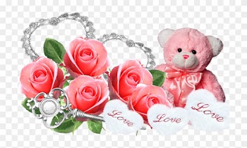 Picture Frame Dragon, Fly Free Love Valentines Day - Garden Roses