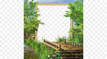 Picture frame Film frame - country bridge pattern frame 
