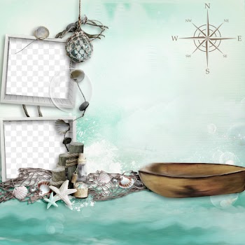 Picture frame Flower Clip art - Underwater World flower frame 