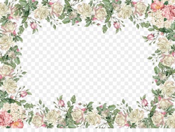 Picture frame Flower Clip art - White Flower Frame PNG Transparent Image 