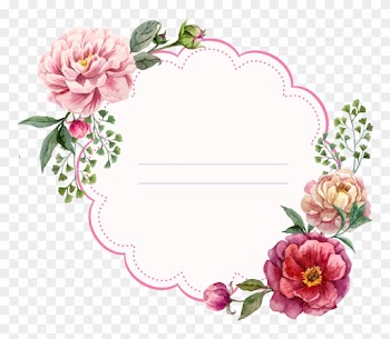 Picture Frame Flower Floral Design Stock Photography - Circular Rose Flower