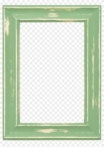 Picture Frame Green Vintage Clothing - Vintage Green Frame