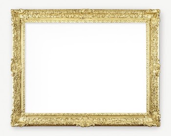 Picture frame mockup, vintage gold | Free PSD Mockup - rawpixel