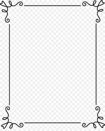 Picture frame Ornament Clip art - Frame Outline Cliparts 