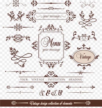 Picture frame Ornament Decorative arts - Menu European lace 