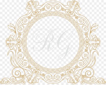 Picture frame Pattern - Continental frame golden frame design vector 