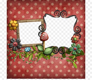 Picture frame Pattern - Red Frame 