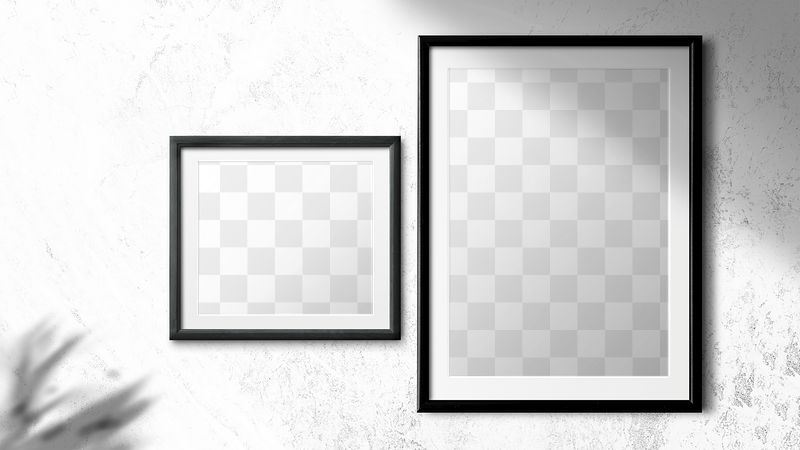 Picture frame png mockup, transparent | Free PNG Mockup - rawpixel