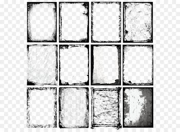 Picture frame Royalty-free Illustration - Ink border vector element 