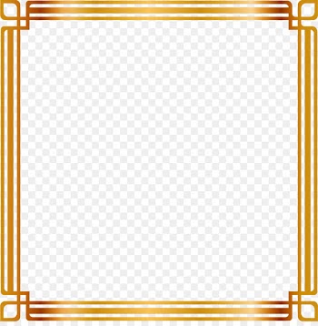 Picture frame Royalty-free Lampshade Illustration - Vector painted gold frame 
